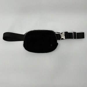 Lululemon Athletica Black Sherpa Belt Bag